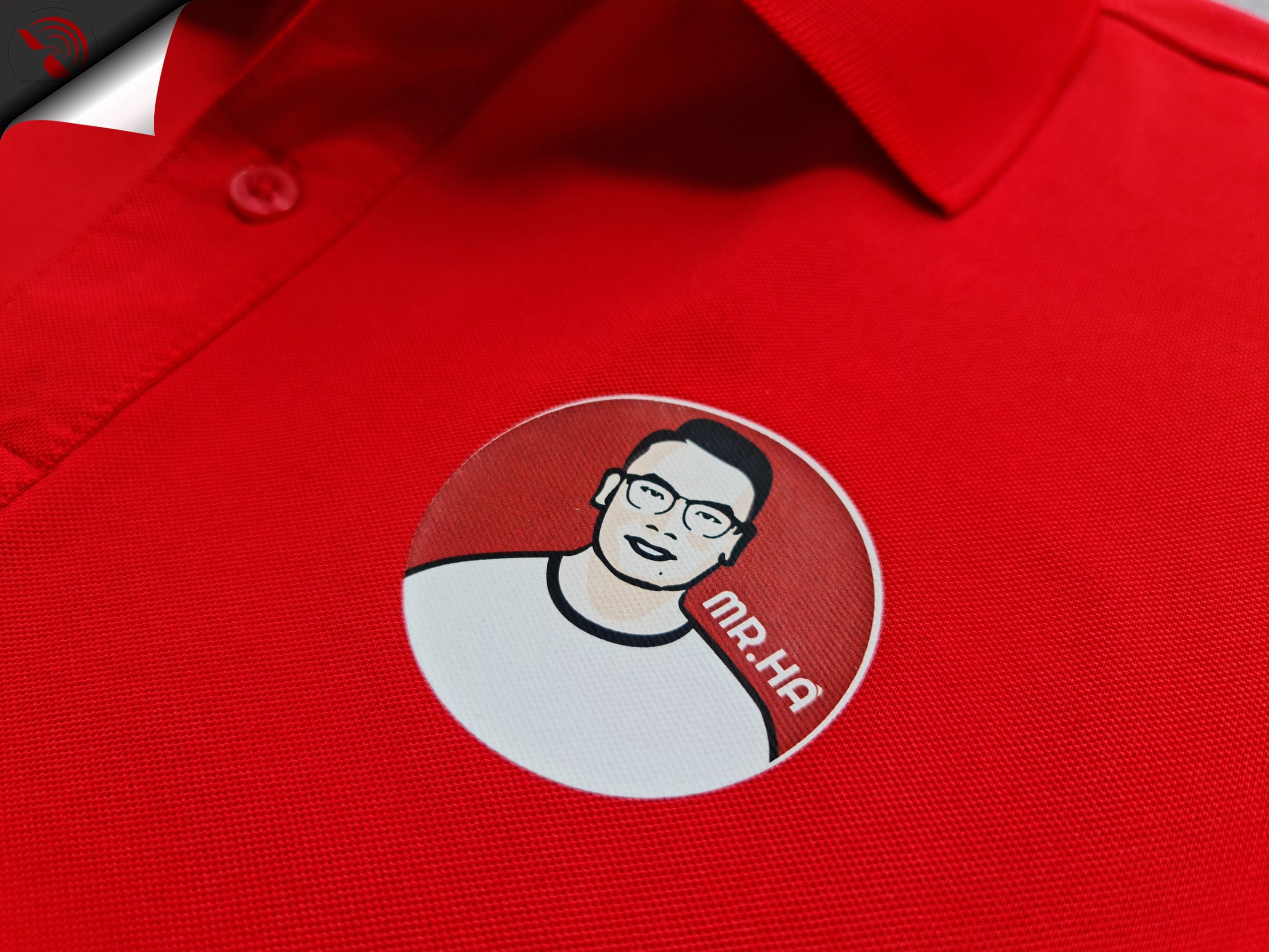 Hình in kỹ thuật số áo thun đồng phục polo theo theo yêu cầu