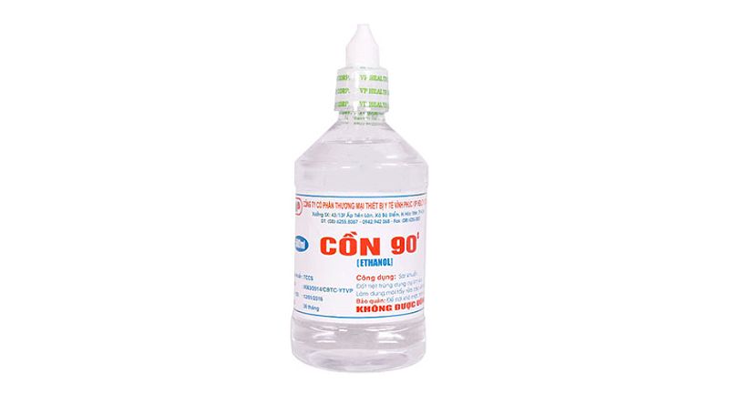 Cách tẩy sơn trên quần áo bằng cồn