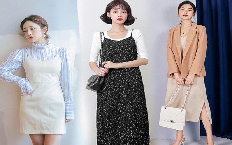 Váy hai dây có thiết kế đơn giản với thân váy suông dài và phần tay váy chỉ là hai sợi dây mảnh