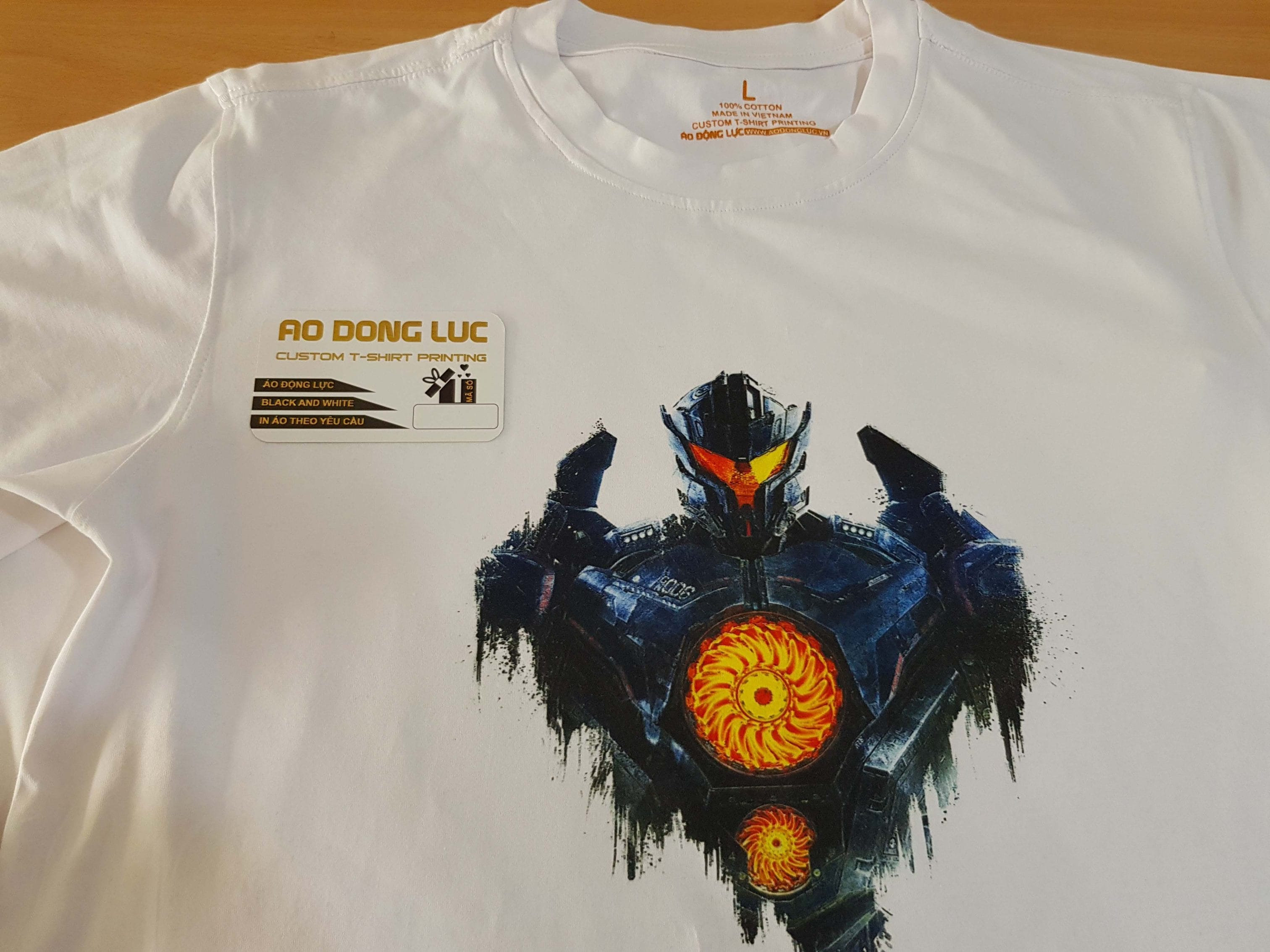 Áo cotton in hình theo yêu cầu
