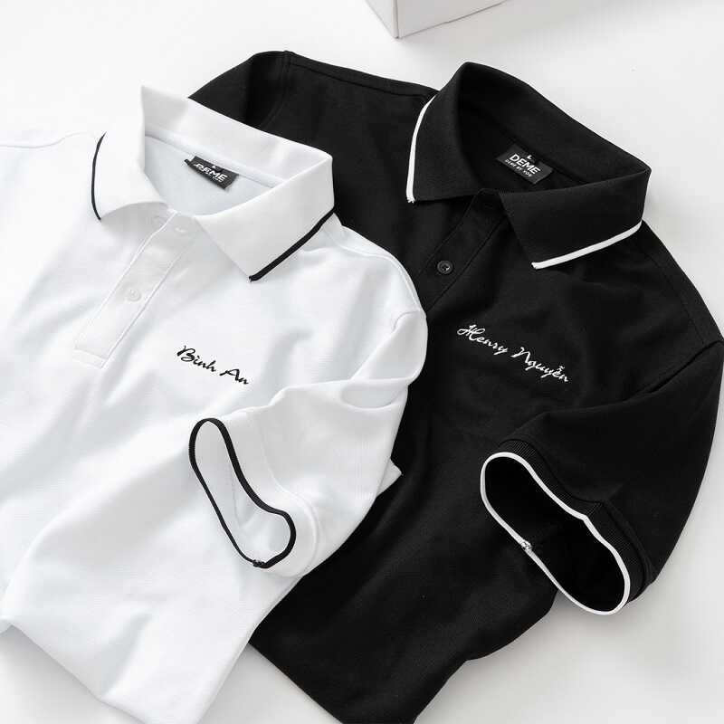 Các loại áo đồng phục có thể thêu lấy liền