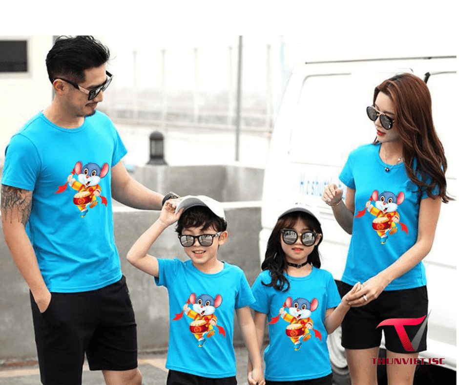 Các tiêu chí quan trọng khi chọn áo thun đồng phục gia đình