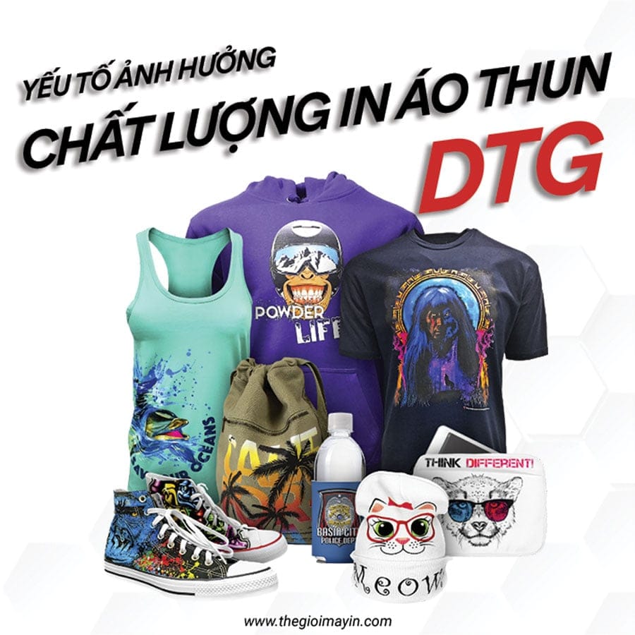 Các yếu tố ảnh hưởng đến chất lượng in áo phông