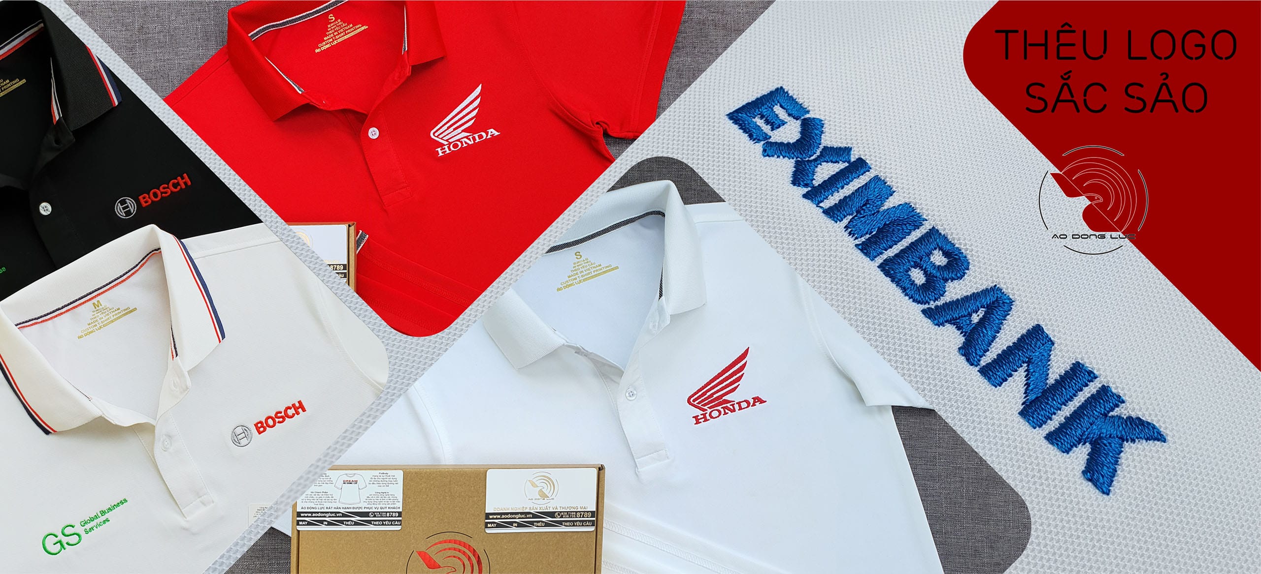 Các yếu tố tạo nên dịch vụ thêu lấy liền chất lượng tại Áo Động Lực