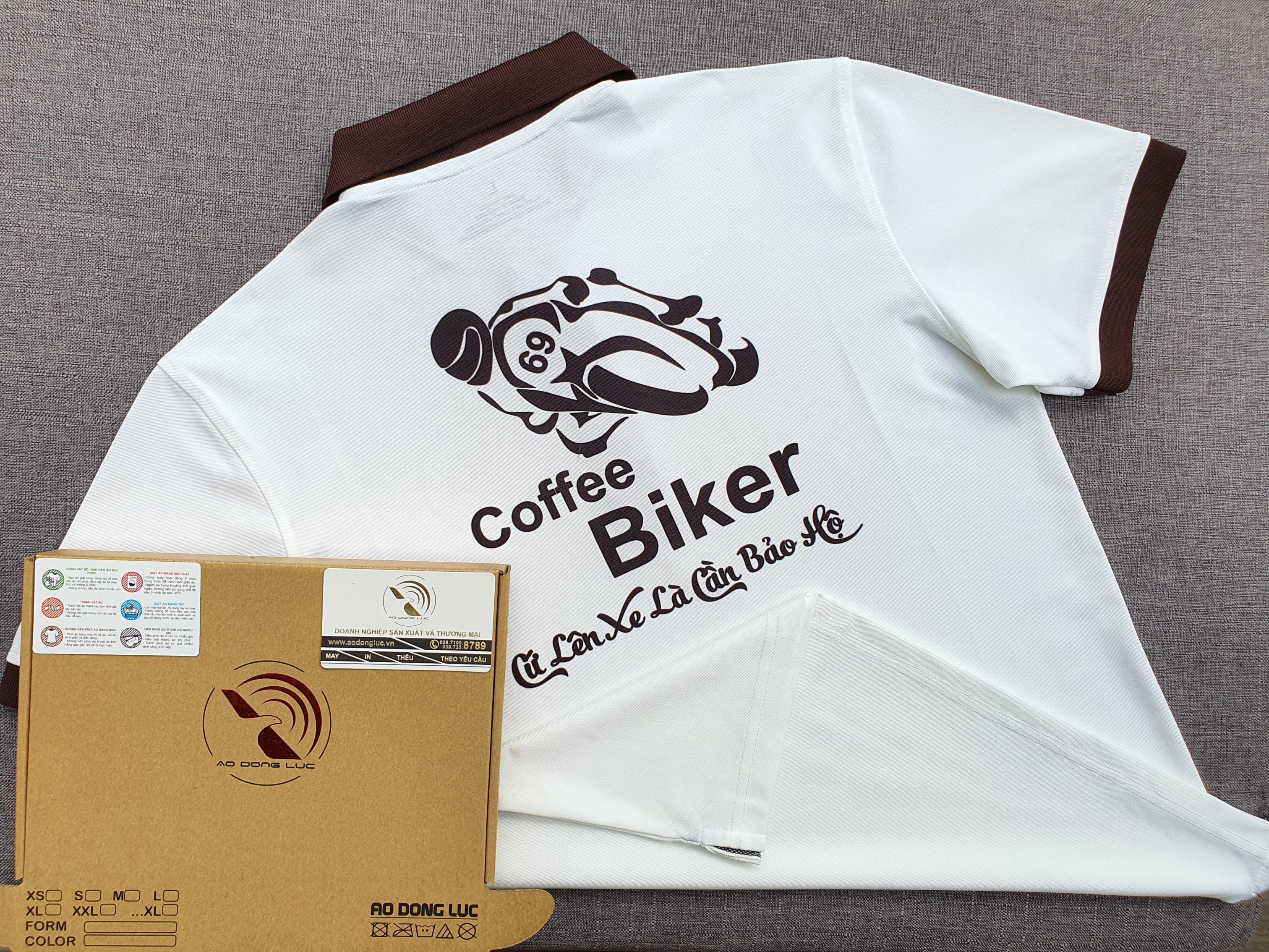 Áo đồng phục in lụa