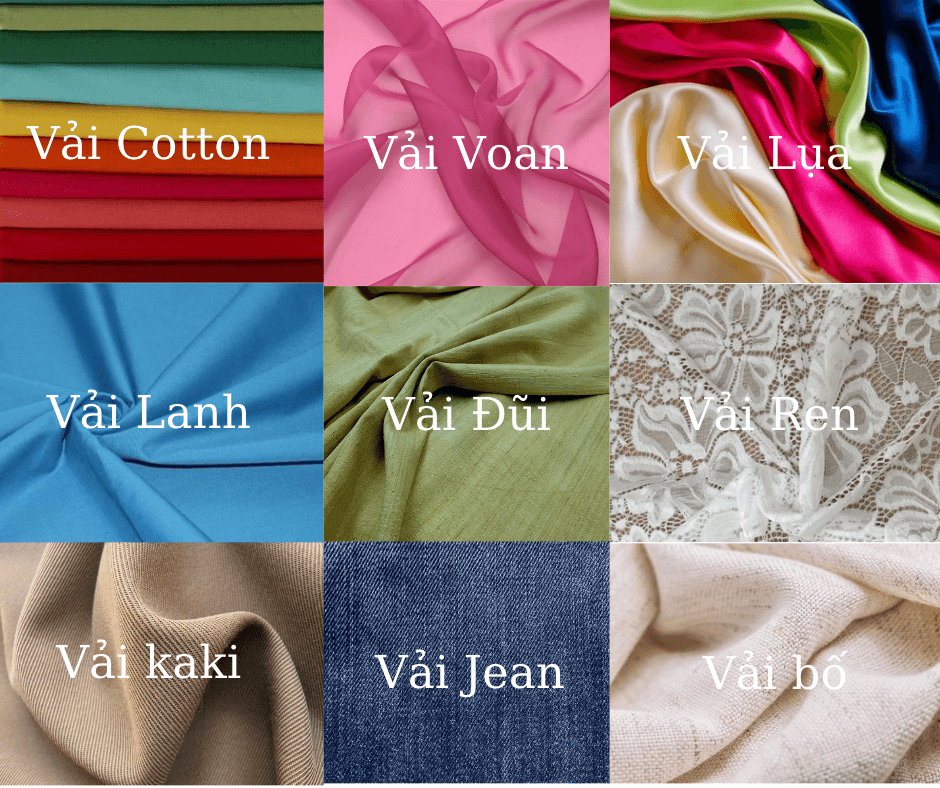 Chất liệu vải và công nghệ may hiện đại