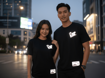Áo thun phản quang in decal chất lượng cao
